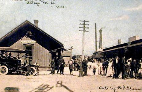 LSMS Otsego Depot with Passengers